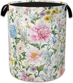 Watercolor Floral Laundry Hamper by Unknown