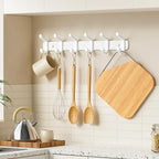 pickpiff Coat Rack Wall Mounted Heavy-Duty: Metal Coat Hanger 6 Hooks - Image 6