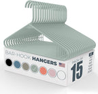 Neaties Plastic Hangers 15 Pack – Made in The USA – 6lb Capacity Standard by NeatiesHangers