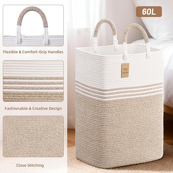 Laundry Basket Hamper, Blanket Storage, Dirty Clothes Hamper - Image 6