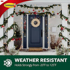 Command Outdoor Medium Clear Wall Hook, 5 Hooks and 6 Strips, Damage-Free - Image 5