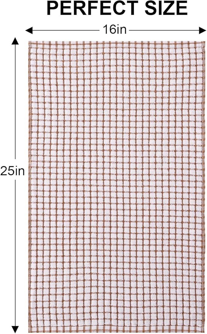 Kitinjoy Cotton 24 Pack Terry Kitchen Towels, 16 x 25 Inches Super Soft and - Image 6