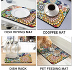 Dish Drying Mat for Kitchen Counter 2 Pack - Image 6