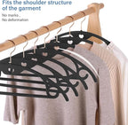 IEOKE Velvet Hangers 50 Pack: Felt Clothes Hangers Heavy Duty Shirt Sweater - Image 5