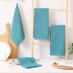 Homaxy 100% Cotton Terry Kitchen Towels, Checkered Designed, Soft and Super - Image 6
