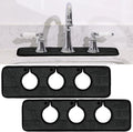 2 Pcs Faucet Mat for Kitchen Sink Splash Guard for Kitchen Sink Faucet Dish by Teenyyou