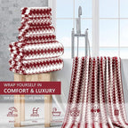 8 Piece Bathroom Towel Set |2 Oversized Bath Towels, 2 Hand Towels, 4 - Image 2