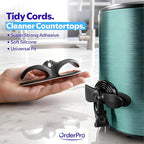 Cord Organizer, Kitchen Appliance Cord Organizer Stick On Appliance Wire - Image 2
