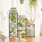Bamworld Black Plant Stand Outdoor Metal Plant Shelf for Multiple Plants 3 Tiers Ladder Plant Holder Waterproof for Garden Living Room Patio Morden Home Decor Gardening Gifts - Image 7