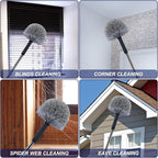 Grey Corner Cobweb Duster Head Brush - Image 6