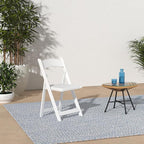 SIMPLEX 100 White Resin Stackable Chairs - Comfortable White Foldable Chair - Folding Chairs with Padded Seats - Indoor/Outdoor Folding Chairs for Events - Lightweight Foldable Chairs. (Set of 100) - Image 2