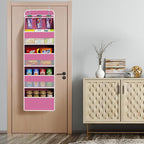 Univivi 5-Shelf Fabric Door Storage Over Door Hanging Organizer - Image 6