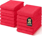 Homaxy 12 Pack Dish Towels for Kitchen, Super Soft and Absorbent Coral Velvet by Homaxy