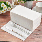 420PACK Disposable Hand Towels for Bathroom, Soft and Absorbent Paper Guest - Image 2