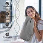 Microfiber Waffle Hand Towels, 4 Pieces, Fast Drying, Lint Free 430 GSM - Image 4