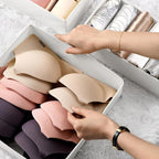 Criusia Underwear Sock Drawer Organizer Dividers 8 Set, Foldable Dresser Closet - Image 7