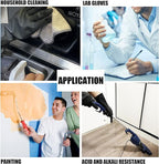 Chemical Resistant Latex Gloves, Cleaning Protective Safety Work Heavy Duty - Image 6
