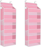 2 Pack Over The Door Organizer Hanging Storage Organizers by SpaceHacks