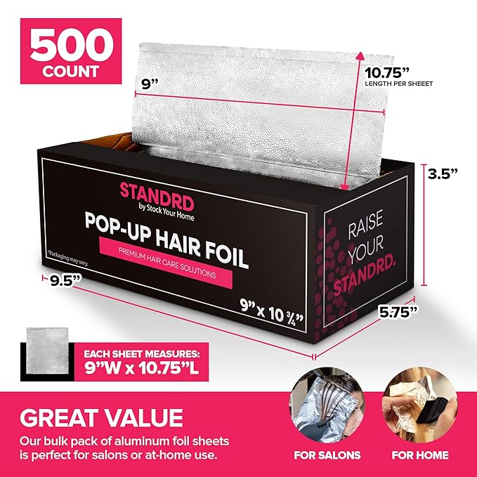 Stock Your Home 500 Count Aluminum Foil - Image 2