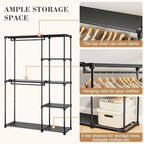 Portable Closet, Freestanding Wardrobe Closet Organizers and Storage, Open - Image 8