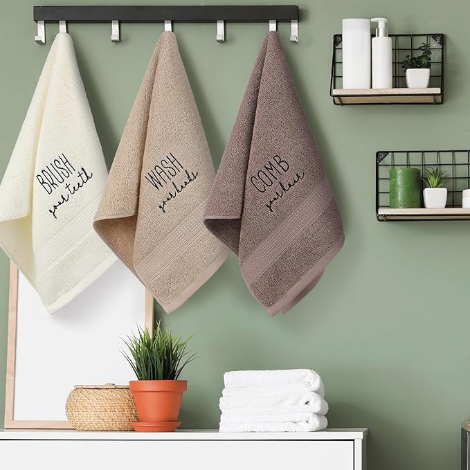 3 Pcs Farmhouse Decorative Hand Towels - Image 4