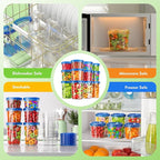 12 Pack- 34/24/17oz Freezer Storage Containers, Plastic Food Storage Containers - Image 4