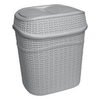 Bath Bliss 9.5 Liter Swing Top Waste Bin Sailor Knot Trash Can | Dimensions: by BathBliss