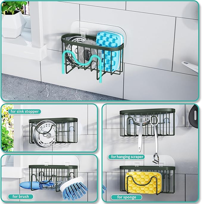HapiRm Sponge Holder for Kitchen Sink - Image 2