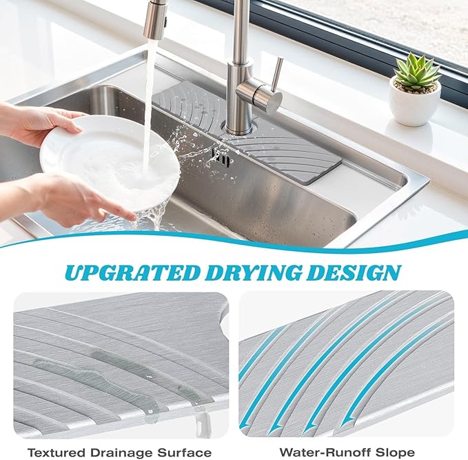 Stone Faucet Mat for Kitchen Sink - Image 3