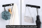 Coat Rack, Heavy Duty Stainless Steel 3 Tri Coat Hook Hanger, Wall Mounted Wall - Image 2