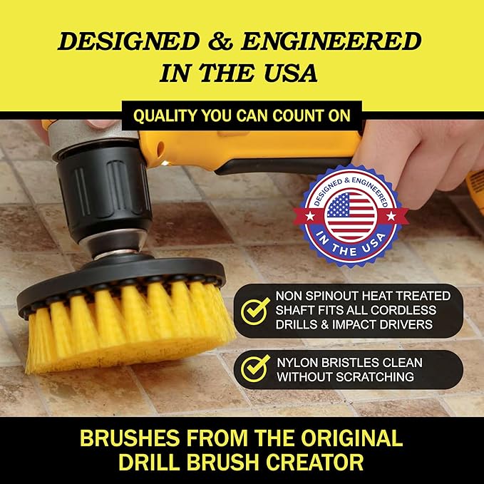 Nylon Drill Brush Attachment Set - Image 3