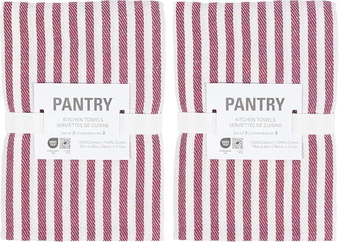 KAF Home Premium Kitchen Towels, Large 100% Cotton, Flat & Terry Absorbent Dish - Image 8