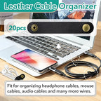 20 Pcs Leather Cord Organizer - Image 2