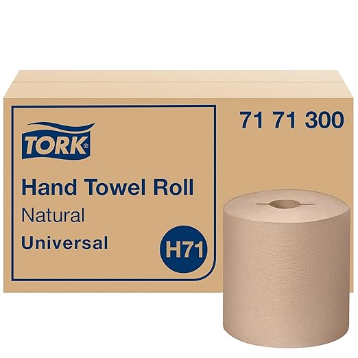 Tork Hand Towel Roll, 100% Recycled, 6 Rolls x 800 ft by Tork