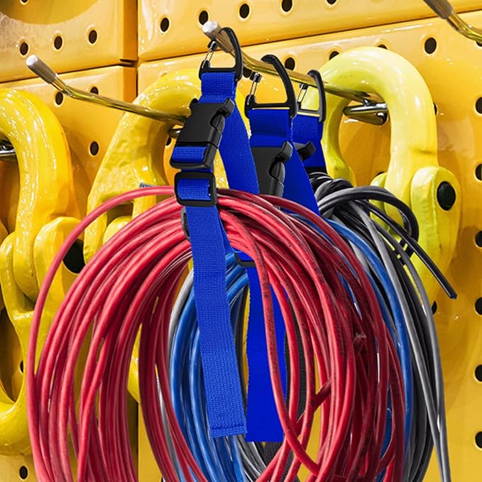 12 Pack 17 Inch Adjustable Extension Cord Holder Organizer - Image 5