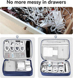 DDgro Electronic Cable Organizer Bag, Large Travel Cord Storage Case - Image 4