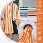 8 Piece Bathroom Towel Set |2 Oversized Bath Towels, 2 Hand Towels, 4 - Image 3