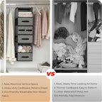 GRANNY SAYS Hanging Closet Organizer 6 Shelves, Closet Organizers and Storage - Image 9