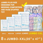 XXL Jumbo 47''X35'' Vacuum Storage Space Saver Bags Extra Large - Image 2