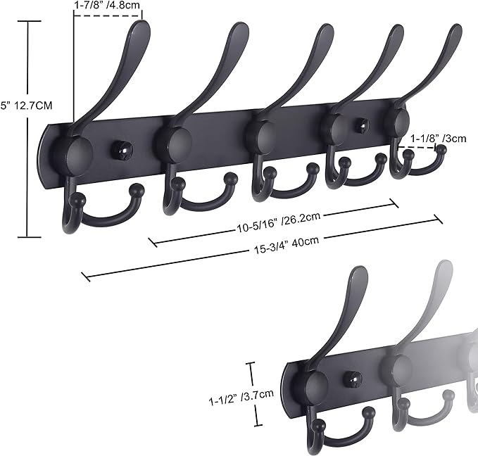 Dseap Coat Rack Wall Mounted - Image 5