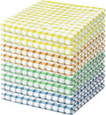 Nialnant 8 Pack Dish Cloths for Washing Dishes, 100% Cotton Reusable Cleaning by Nialnant