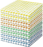 Nialnant 8 Pack Dish Cloths for Washing Dishes, 100% Cotton Reusable Cleaning by Nialnant