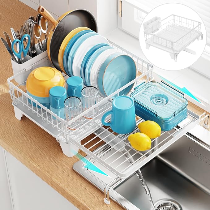GSlife Expandable Dish Drying Rack by GSlife