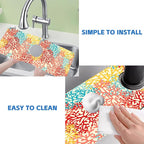 Colorful Sea Corals Dish Drying Mat - Image 5