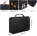 Fireproof Battery Organizer Storage Case Waterproof & Explosionproof, Safe Bag - Image 4