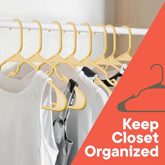 Plastic Clothes Hangers – Heavy Duty Hanger Set, - Image 4