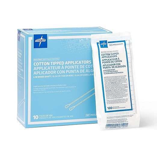 Medline Non-Sterile Cotton Tipped Applicator - Image 3
