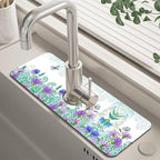 Kitchen Sink Splash Guard Faucet Mat Super Absorbent Fast Drying Mat Guard by Unknown