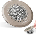 Shower Drain Hair Catcher, Fast Drainage & Easy Clean Bathtub Drain Cover by TRAPMATE