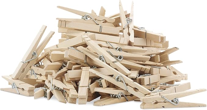 Whitmor Wood Natural Clothespins - Image 6